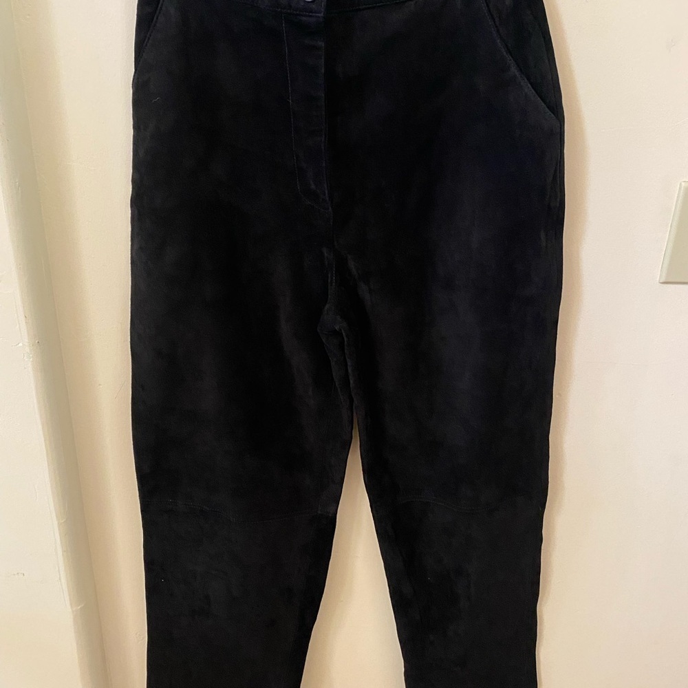 ALFANI WOMENS LEATHER VINTAGE PANTS SIZE 8 - Picture 5 of 8